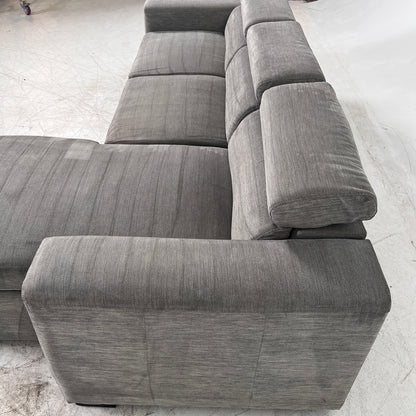Pull out Sectional with Storage. Sleeper sofa bed.