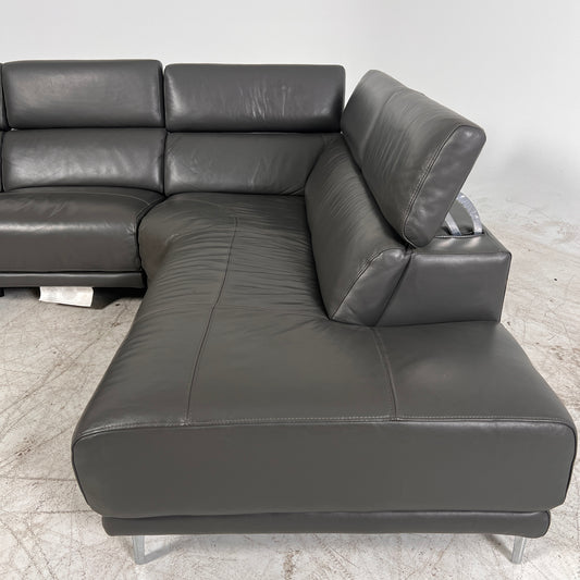 Electric Recliner from Scan Design. Leather L shaped sofa couch