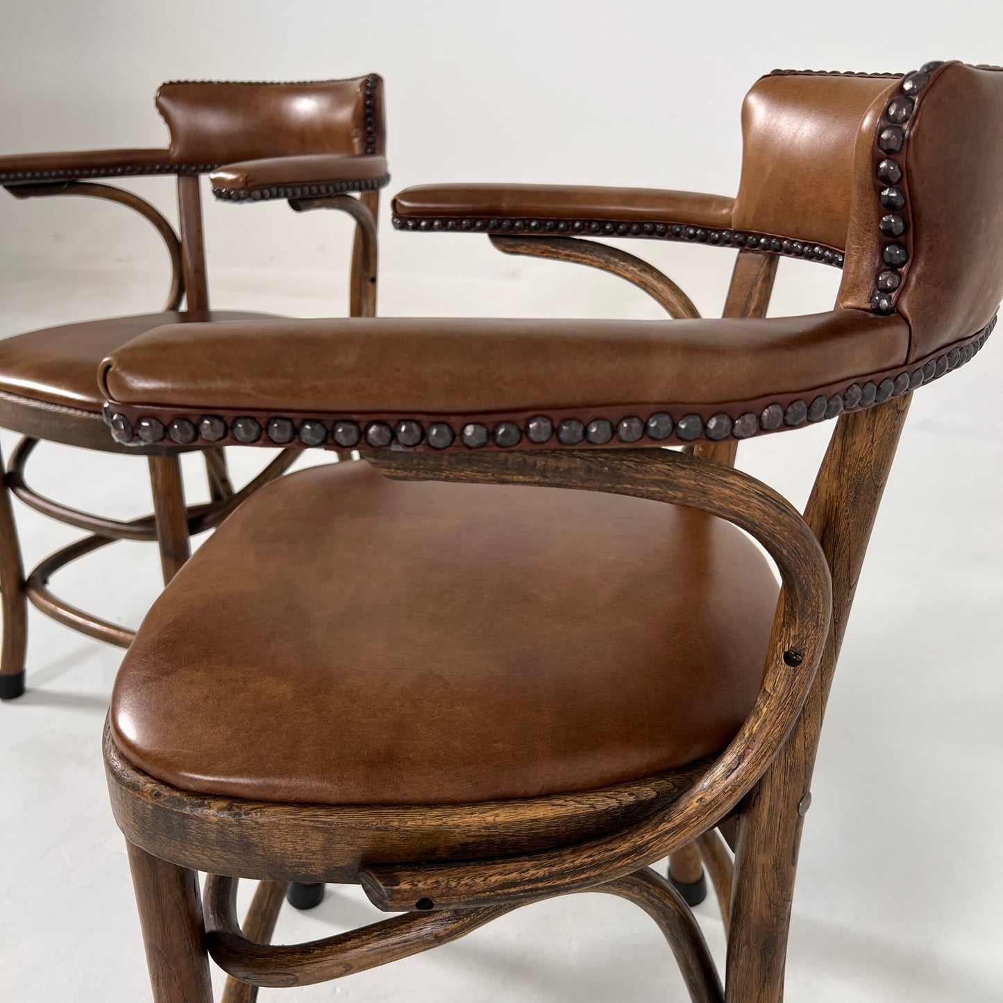 Restoration Hardware Leather Barstools. Rh Counter stools.