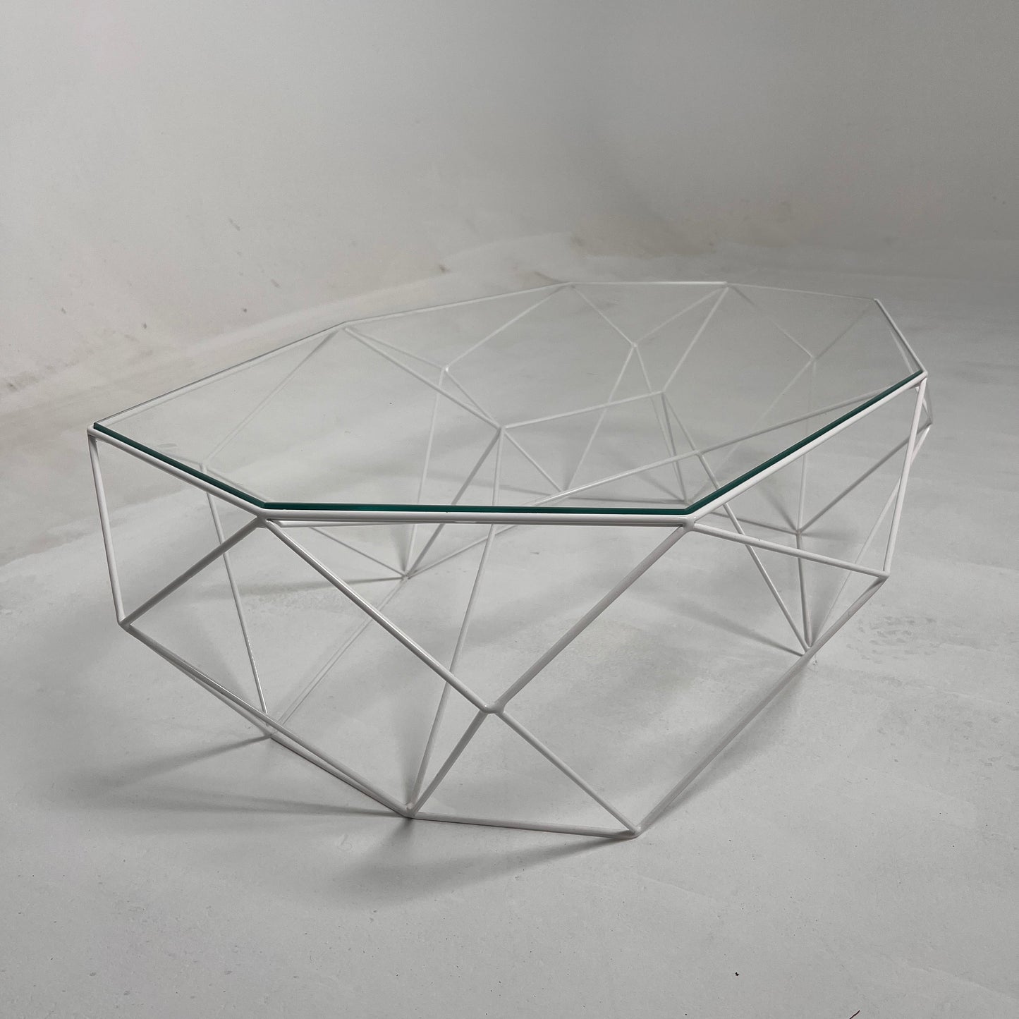 Roche Bobois Glass coffee table. High End table.