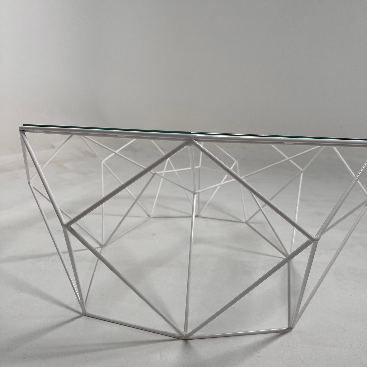 Roche Bobois Glass coffee table. High End table.
