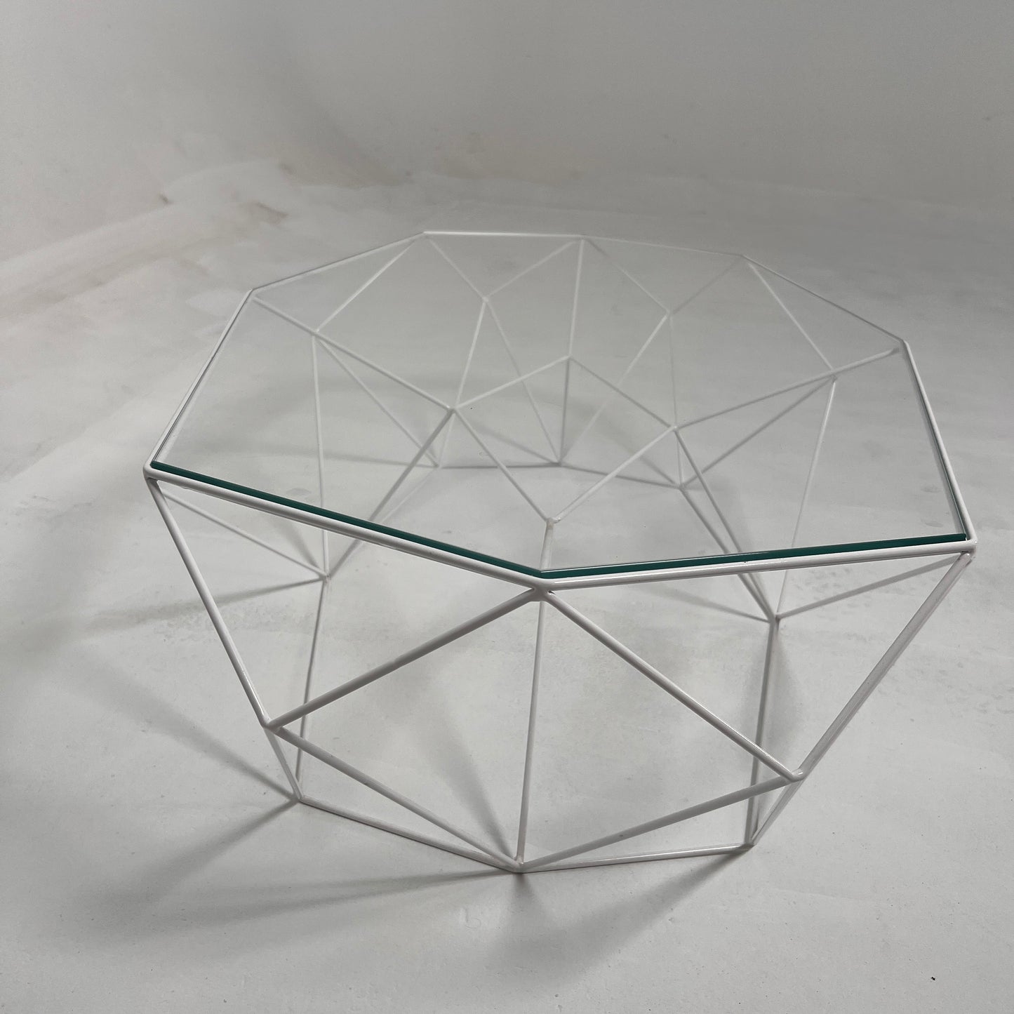 Roche Bobois Glass coffee table. High End table.