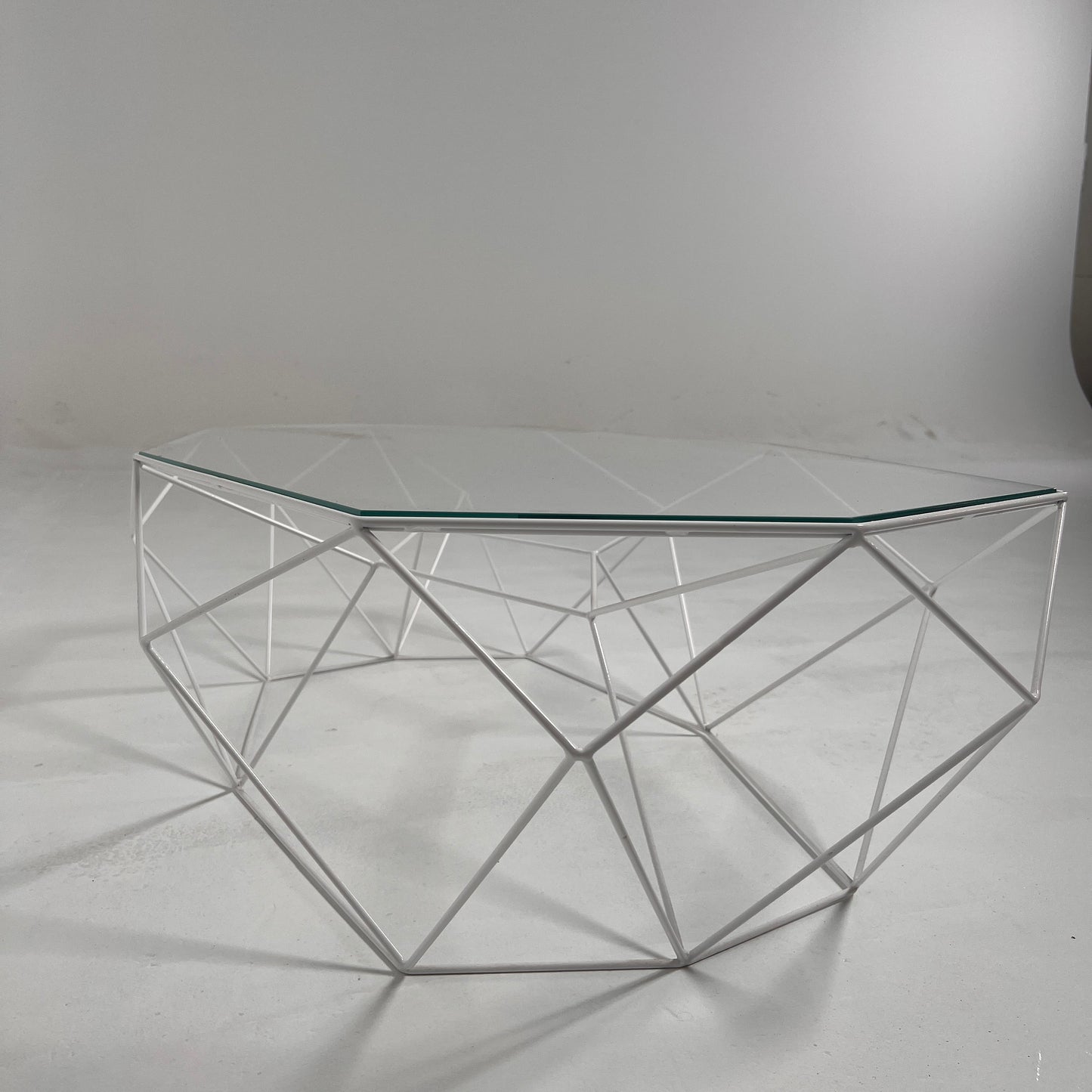 Roche Bobois Glass coffee table. High End table.