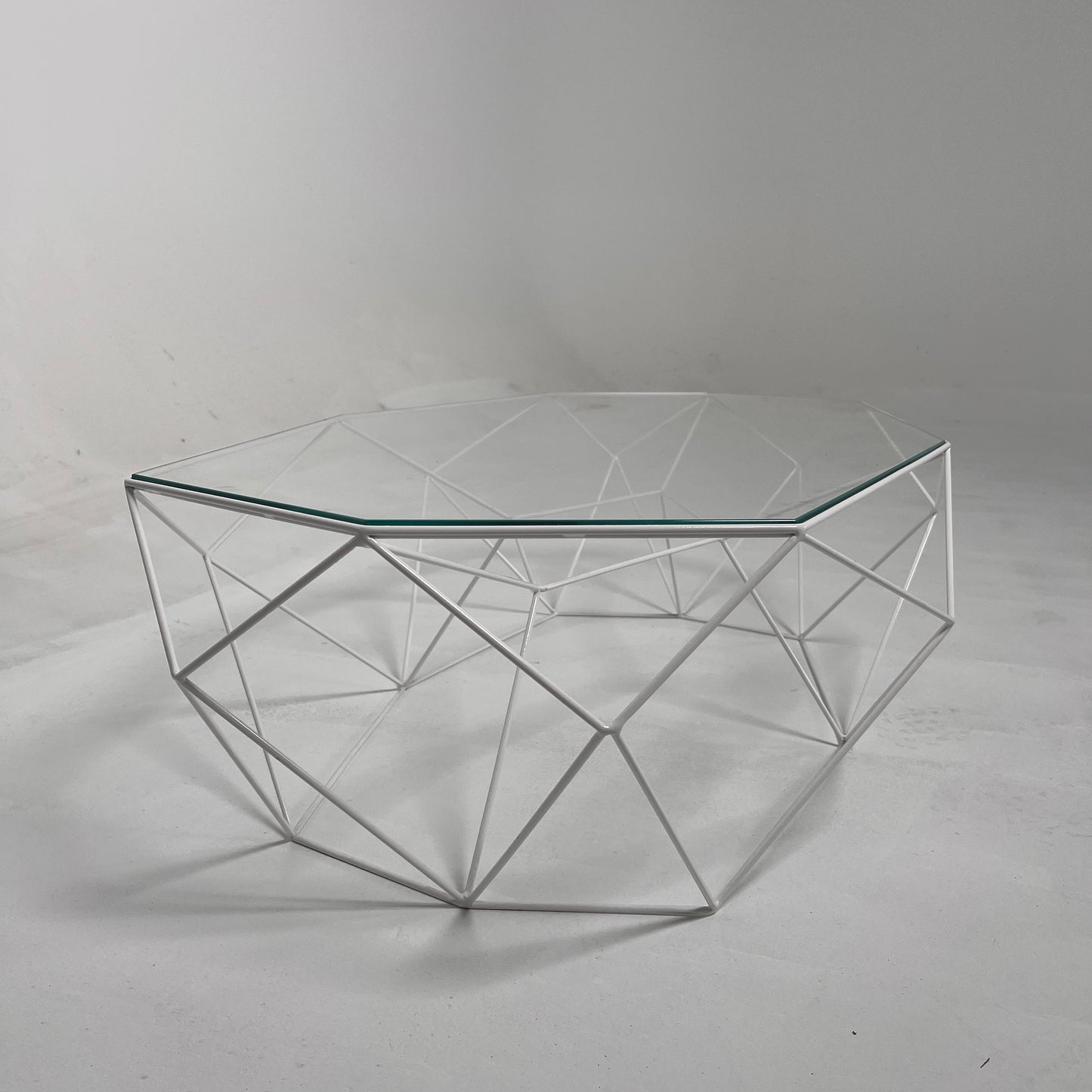 Roche Bobois Glass coffee table. High End table.