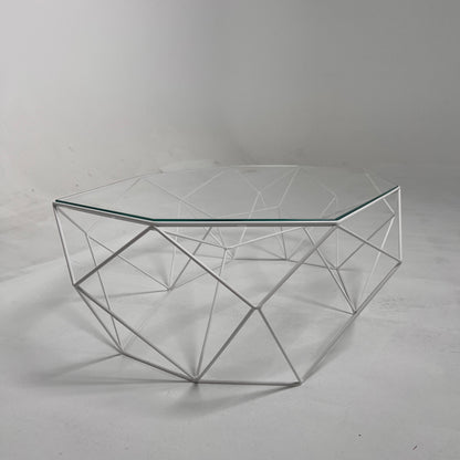 Roche Bobois Glass coffee table. High End table.