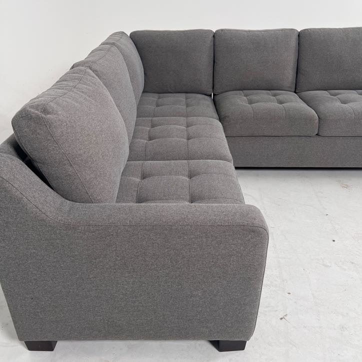 Thomasville Sectional. Costco L shaped sofa couch.