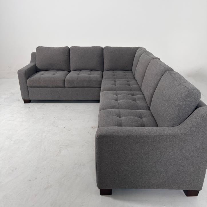 Thomasville Sectional. Costco L shaped sofa couch.
