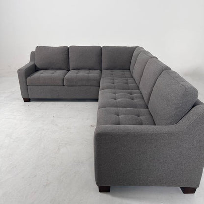 Thomasville Sectional. Costco L shaped sofa couch.