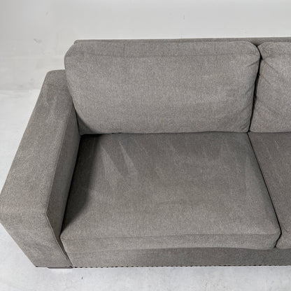 Thomasville Sectional + ottoman. Costco L shaped sofa couch.