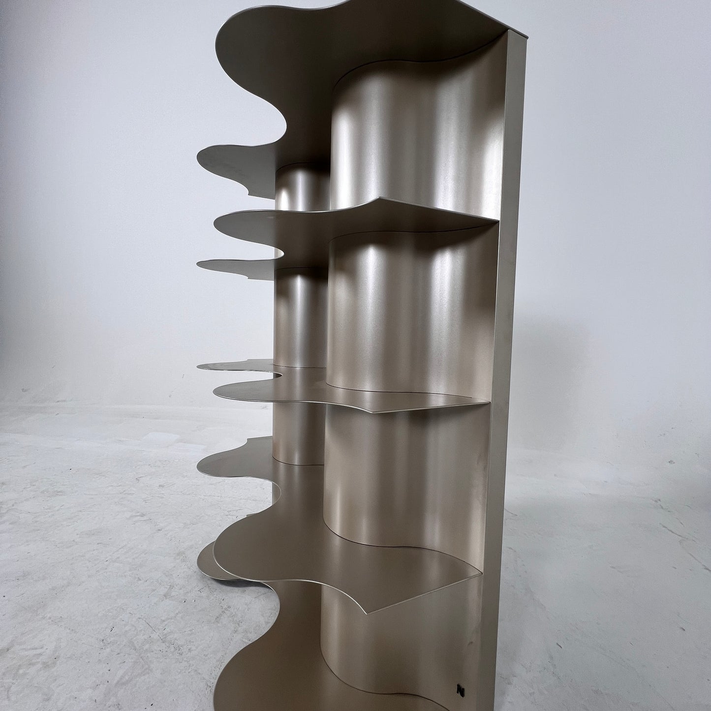 Natuzzi Italia bookshelf. High end decorative shelves.