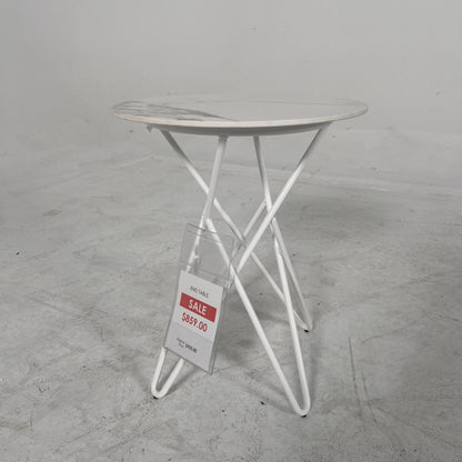 New Calligaris side table. Genuine Marble Italian side tables.