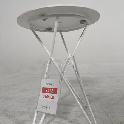 New Calligaris side table. Genuine Marble Italian side tables.
