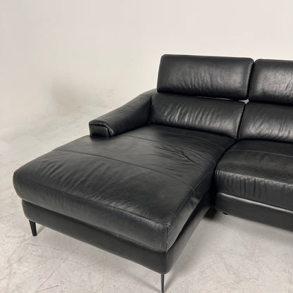 Scan Design reclining sectional. L sofa couch.