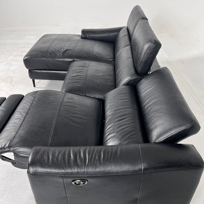 Scan Design reclining sectional. L sofa couch.