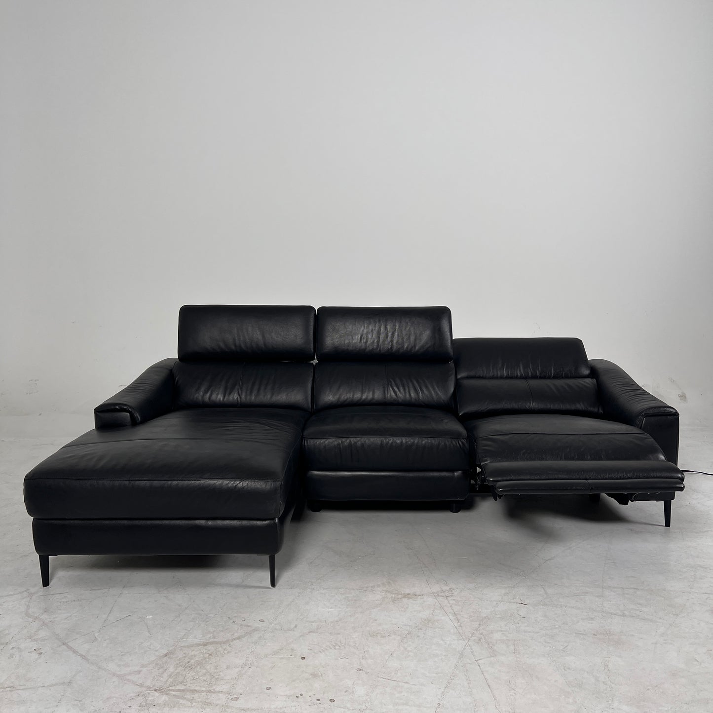 Scan Design reclining sectional. L sofa couch.