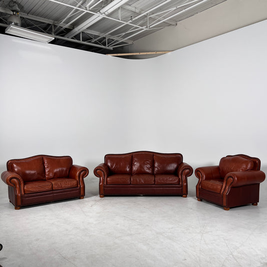 Leather Sofa Set. 3+2+1 sofa couch set.