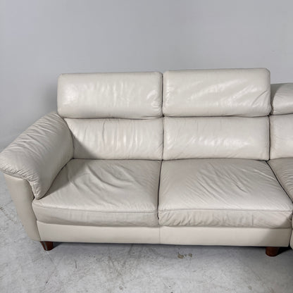 Natuzzi Editions Leather sectional. L sofa couch. Delivery available