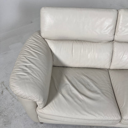 Natuzzi Editions Leather sectional. L sofa couch. Delivery available