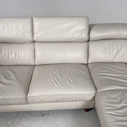 Natuzzi Editions Leather sectional. L sofa couch. Delivery available