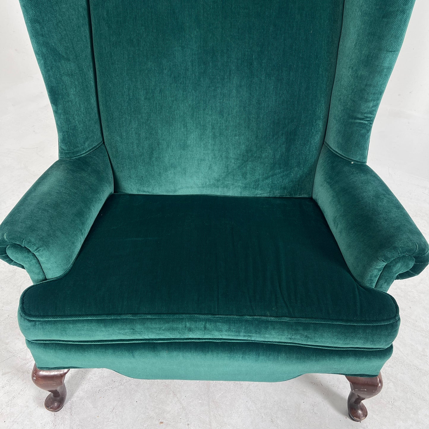 King Wing Back chair. Gorgeous Velvet Chair. Delivery available