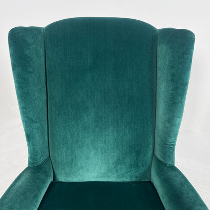 King Wing Back chair. Gorgeous Velvet Chair. Delivery available