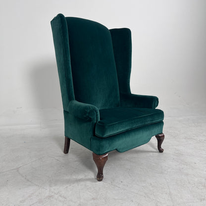 King Wing Back chair. Gorgeous Velvet Chair. Delivery available