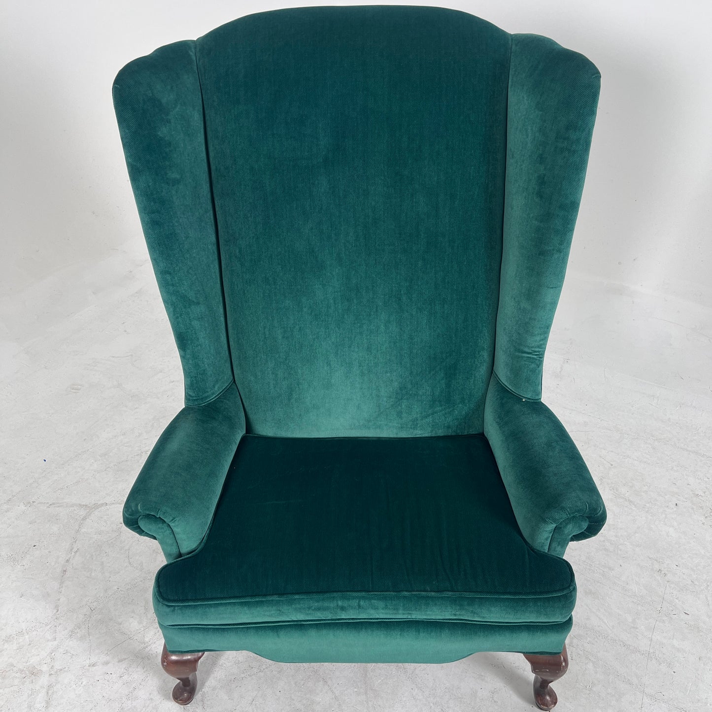 King Wing Back chair. Gorgeous Velvet Chair. Delivery available