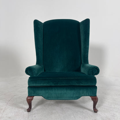 King Wing Back chair. Gorgeous Velvet Chair. Delivery available