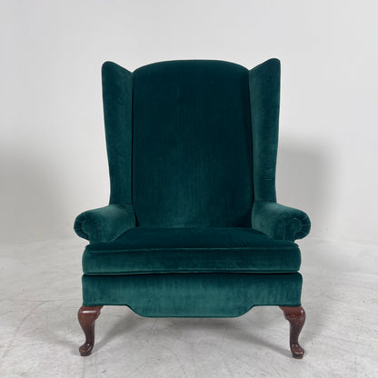 King Wing Back chair. Gorgeous Velvet Chair. Delivery available