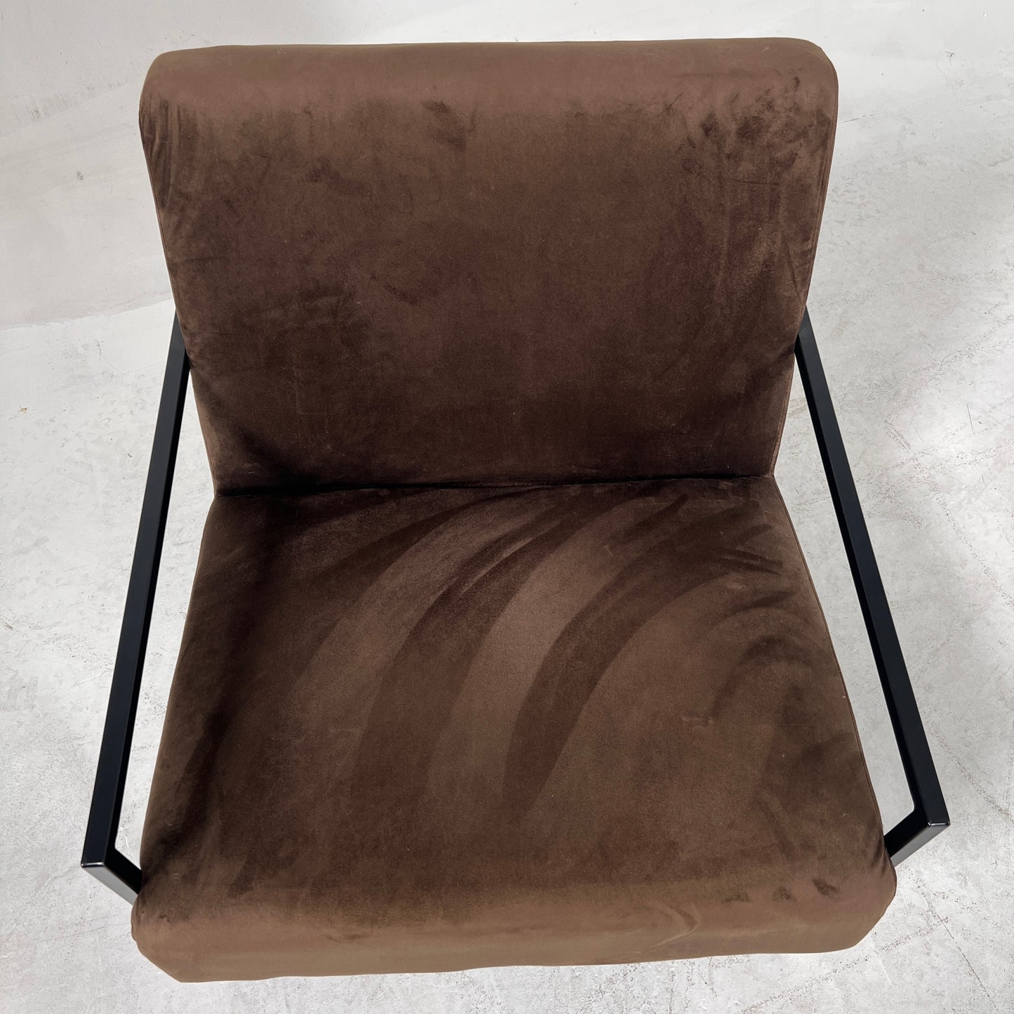 Brown Suede Armchair. Decorative chair. Delivery available