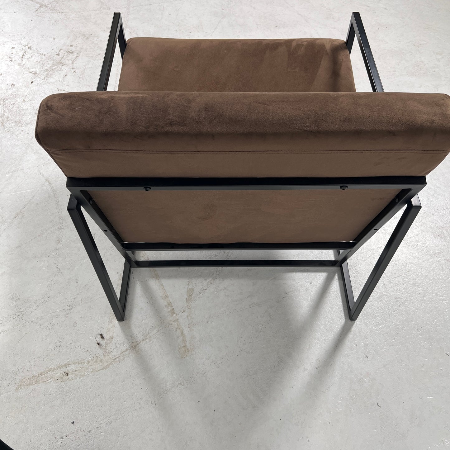 Brown Suede Armchair. Decorative chair. Delivery available