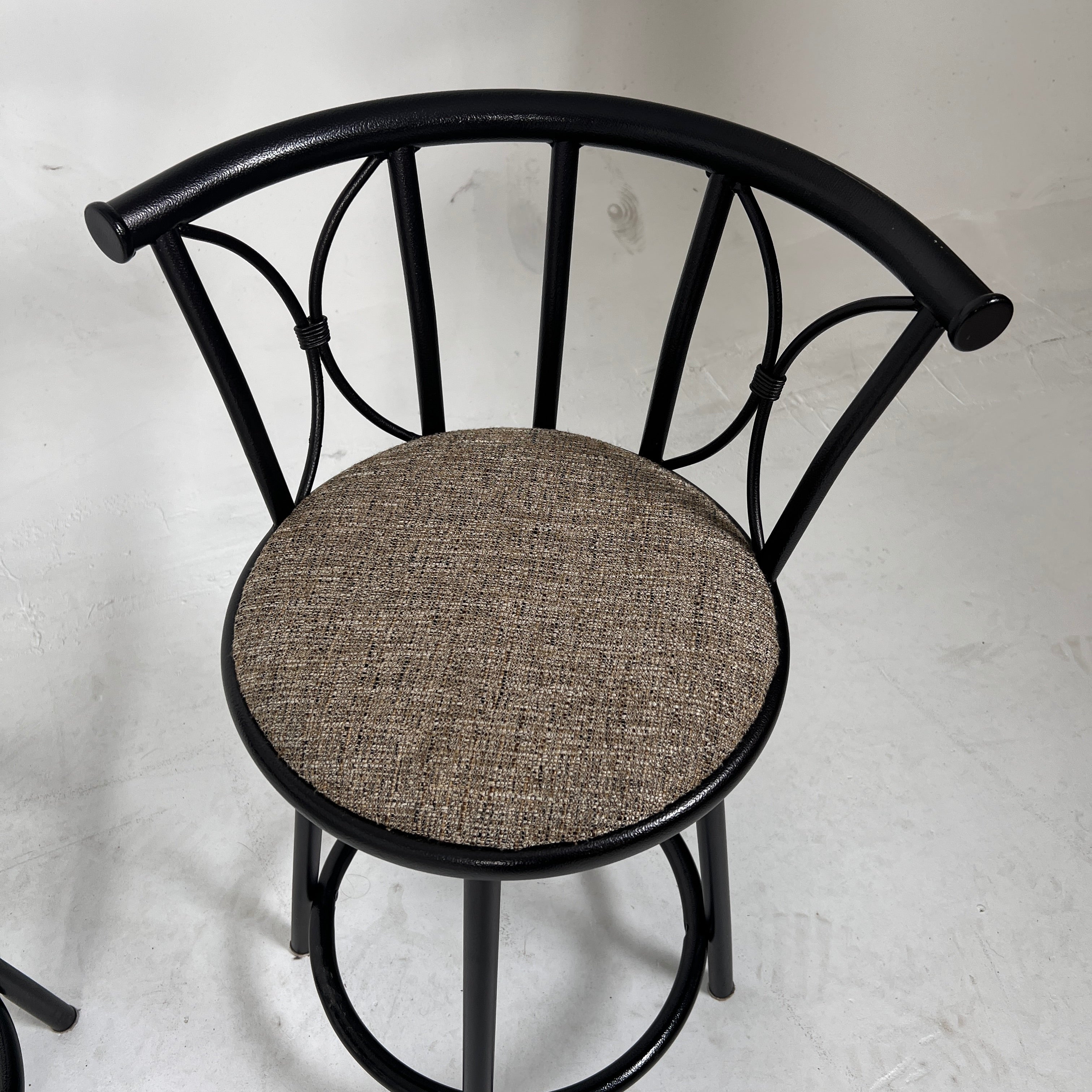 3 Matching Barstools. Gorgeous Mcm counter stools. delivery available