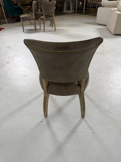 Halo Distressed leather chairs. 8 dinning chairs. delivery available