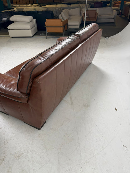Leon's Leather Sofa set. 3+2 Couch + Loveseat set. Delivery Available