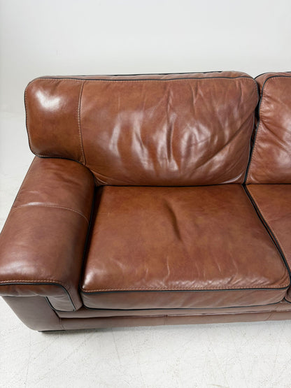 Leon's Leather Sofa set. 3+2 Couch + Loveseat set. Delivery Available