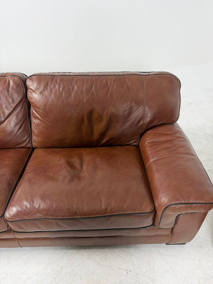 Leon's Leather Sofa set. 3+2 Couch + Loveseat set. Delivery Available