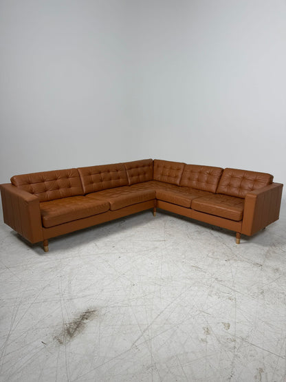 Ikea Morabo Leather Sectional. Corner Sofa couch. Delivery Available