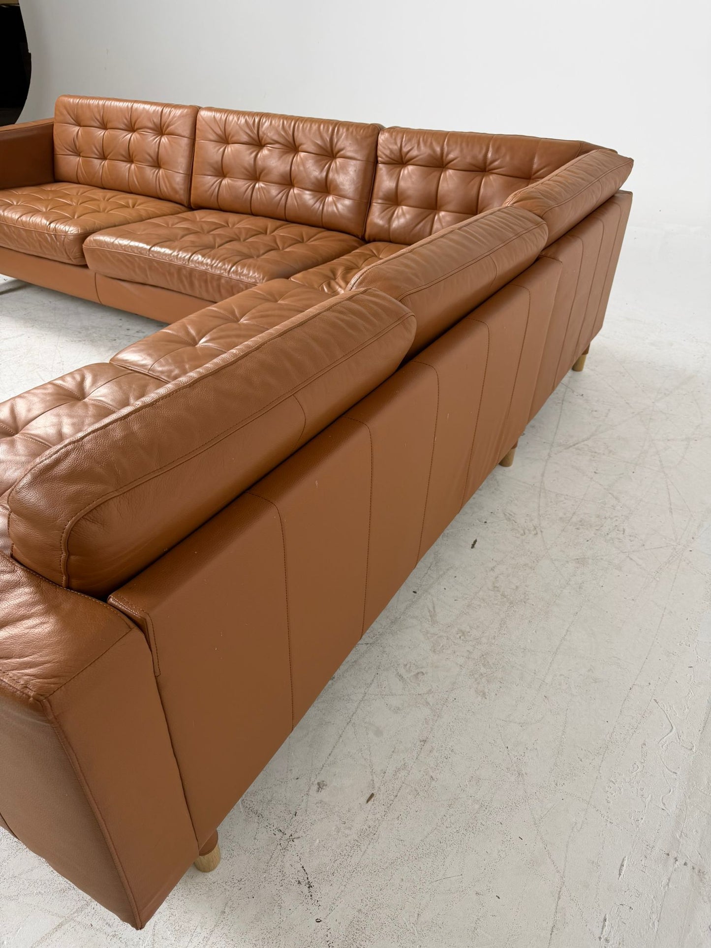 Ikea Morabo Leather Sectional. Corner Sofa couch. Delivery Available