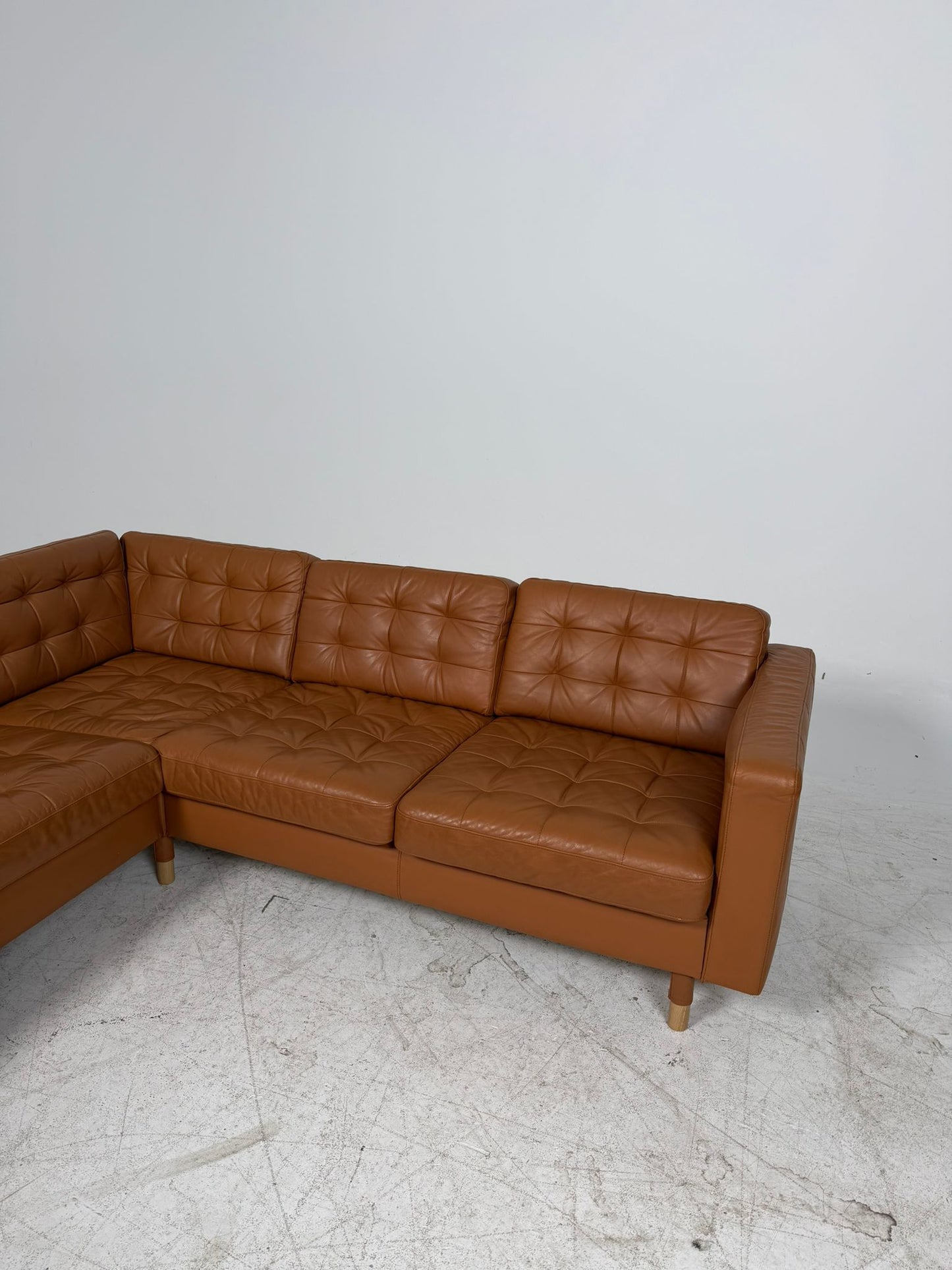 Ikea Morabo Leather Sectional. Corner Sofa couch. Delivery Available