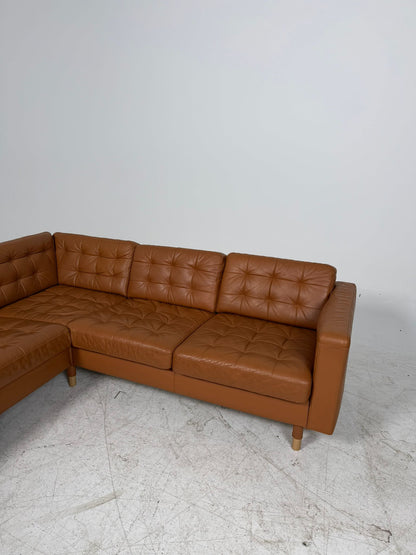 Ikea Morabo Leather Sectional. Corner Sofa couch. Delivery Available