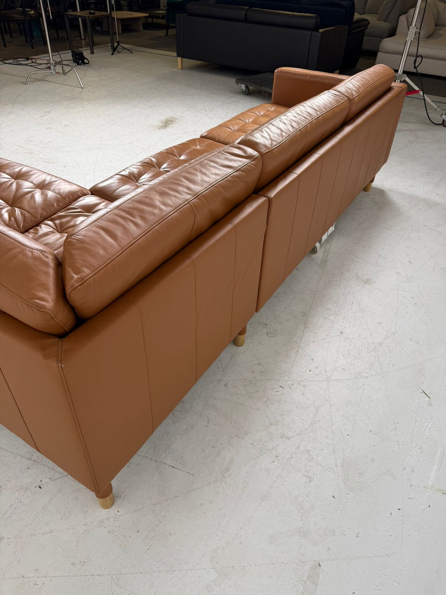 Ikea Morabo Leather Sectional. Corner Sofa couch. Delivery Available