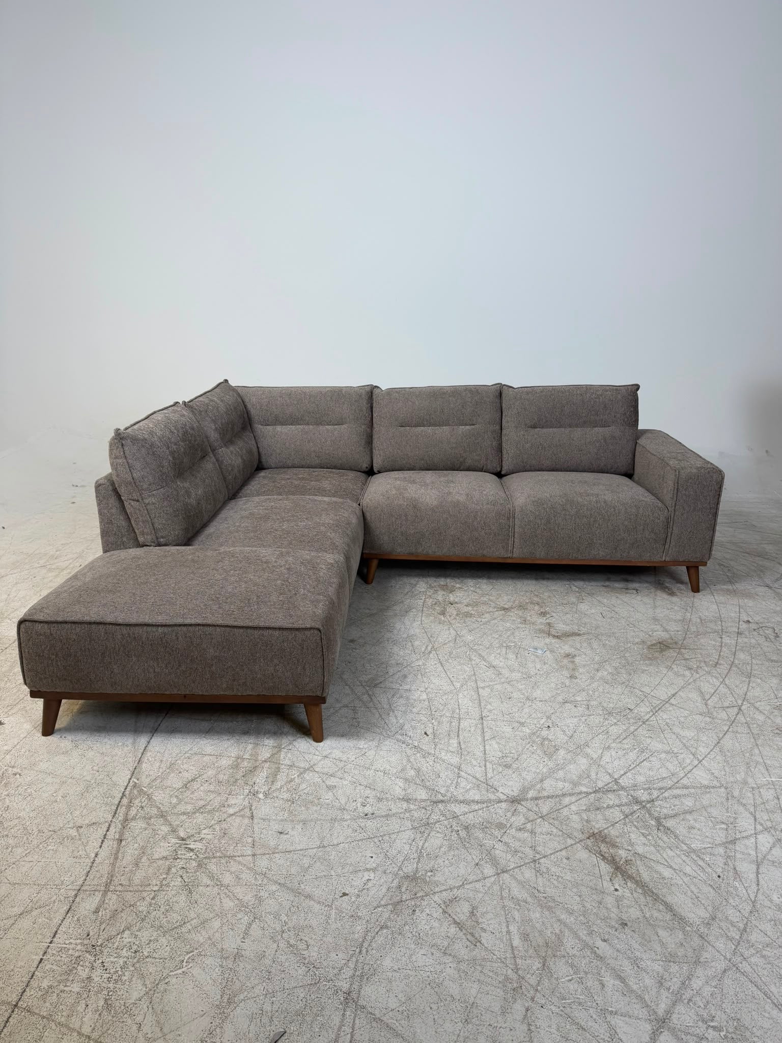 Scan Design MCM sectional. L shaped sofa couch. Delivery available