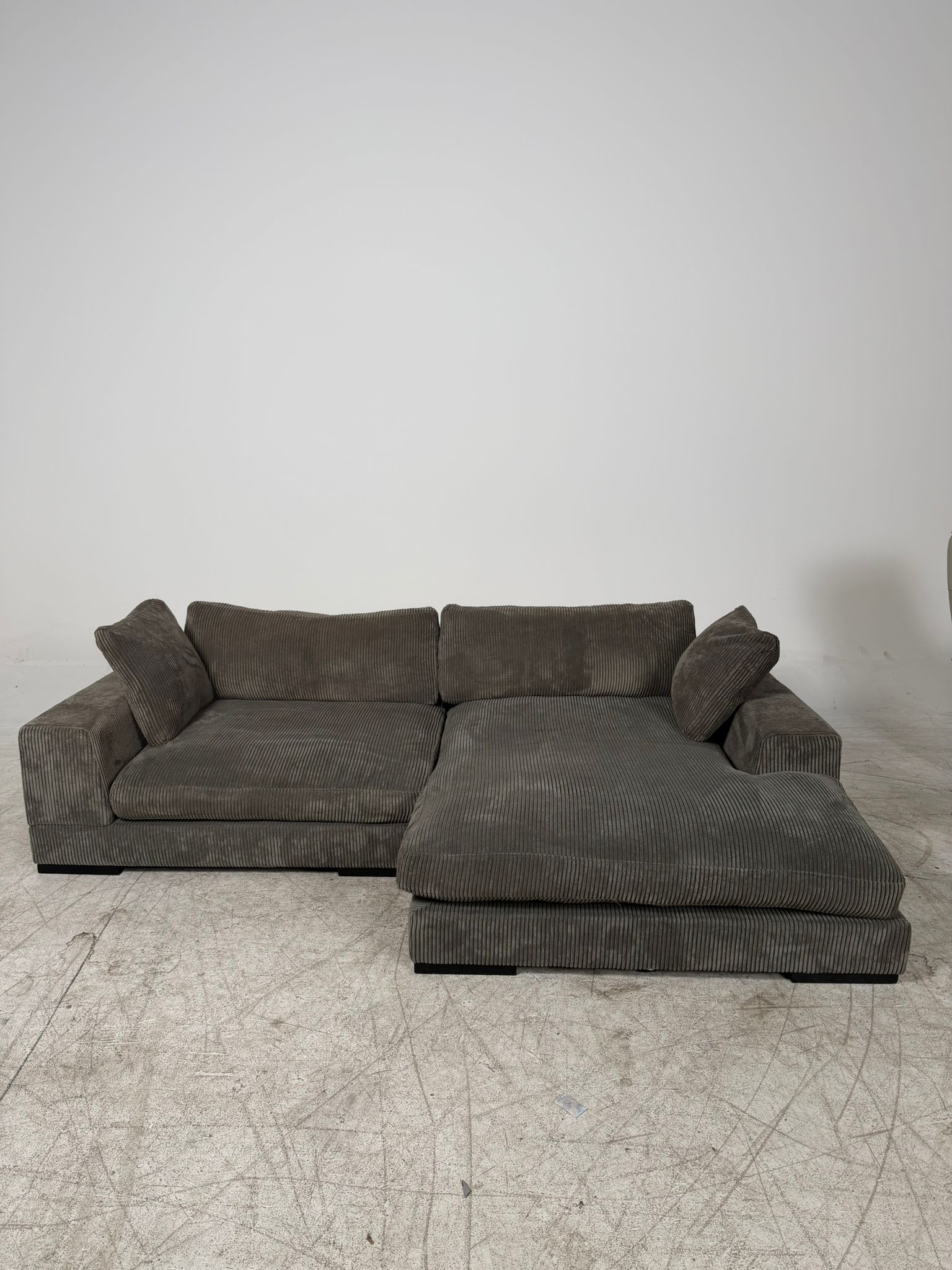 Moe's Plunge Sectional. Reversible L shaped sofa couch. Delivery available