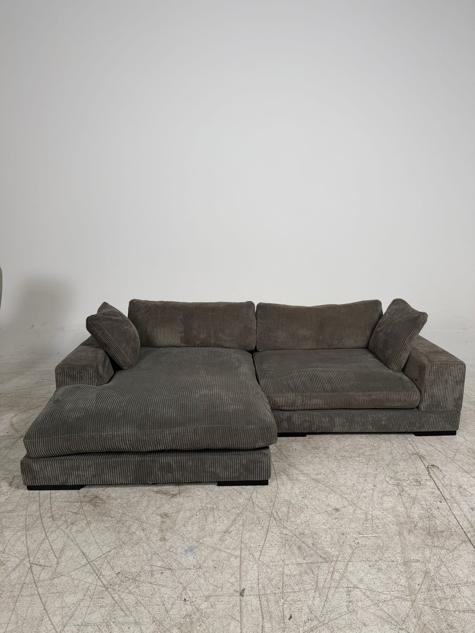 Moe's Plunge Sectional. Reversible L shaped sofa couch. Delivery available