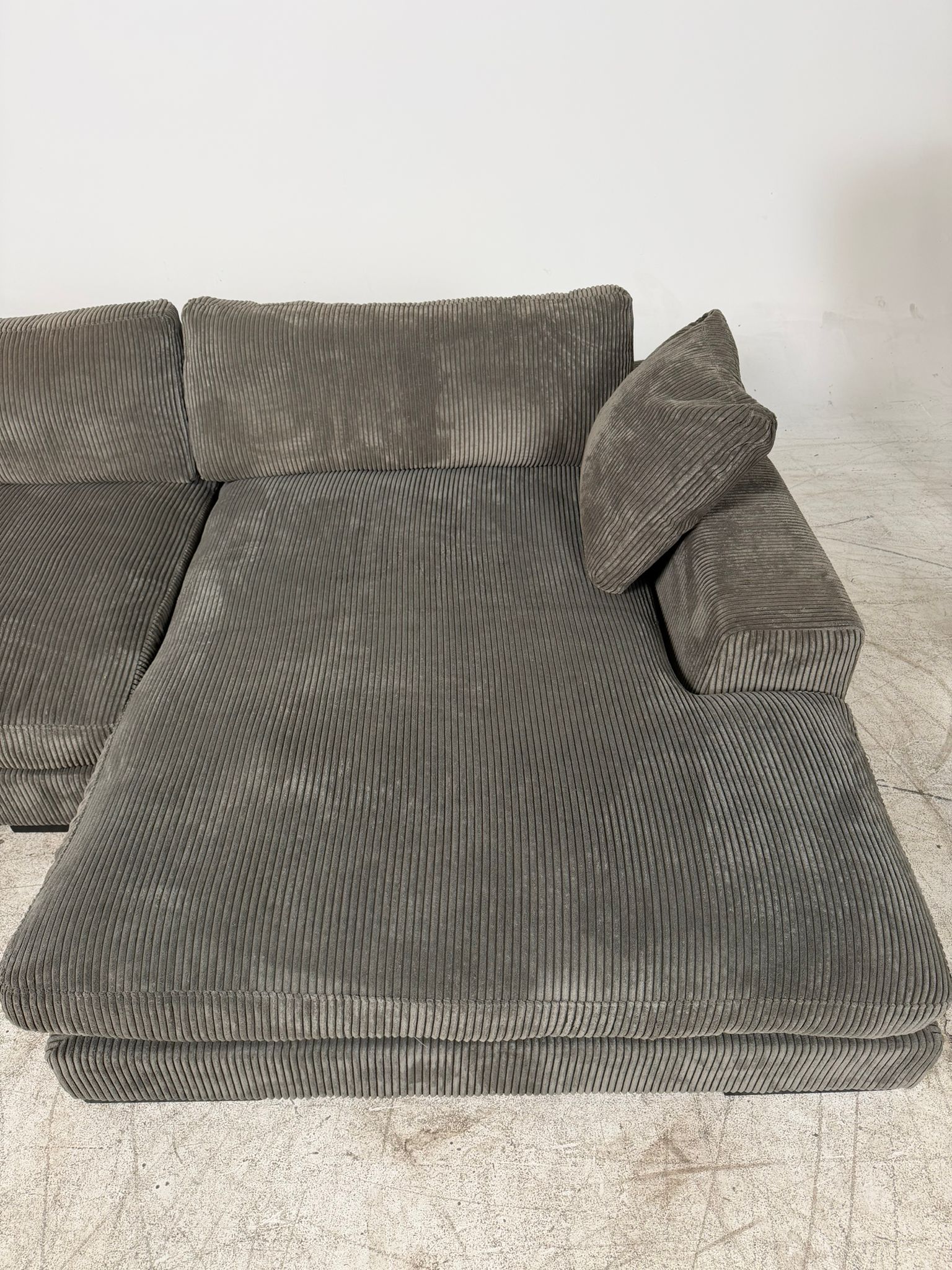 Moe's Plunge Sectional. Reversible L shaped sofa couch. Delivery available