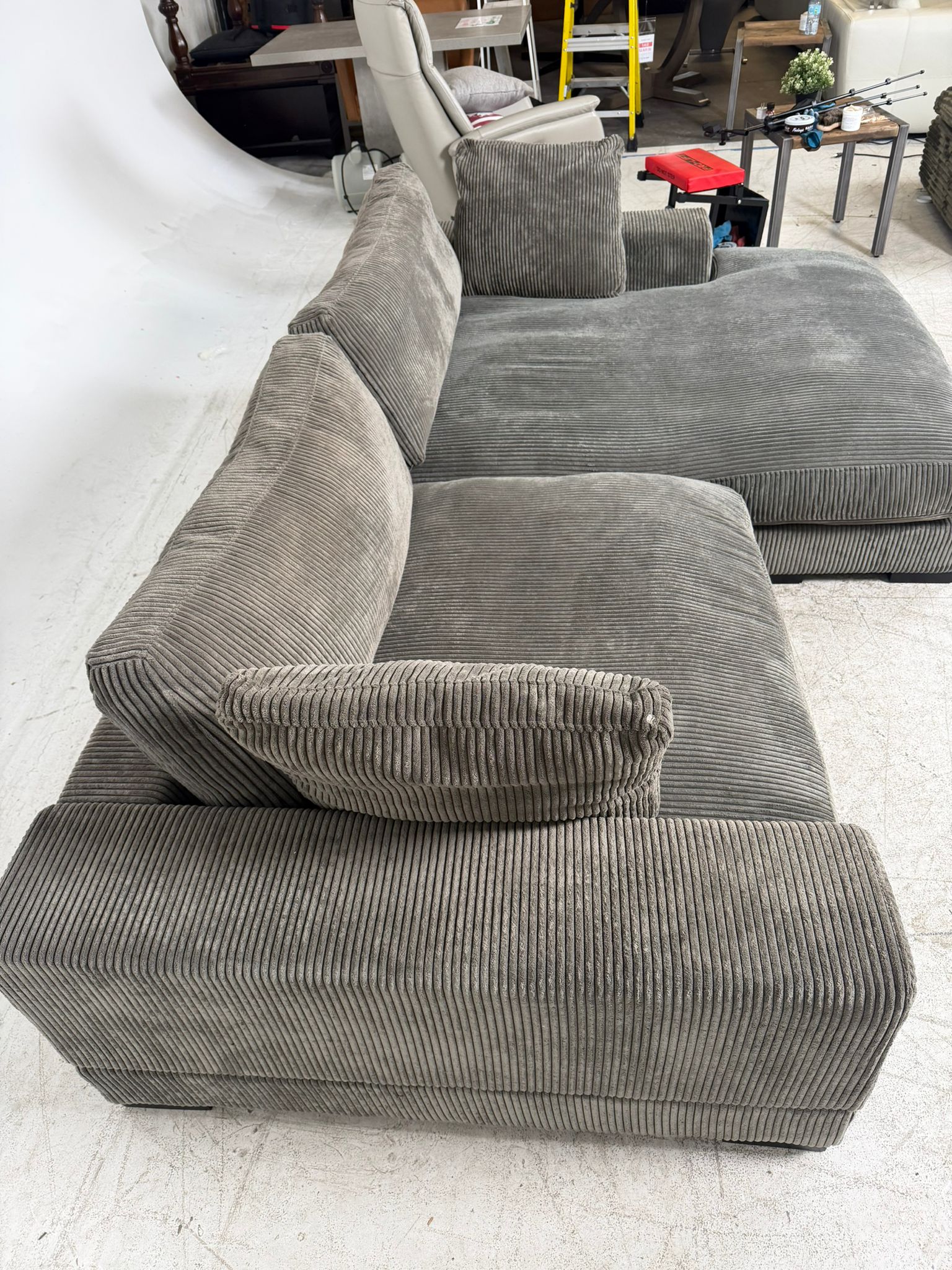 Moe's Plunge Sectional. Reversible L shaped sofa couch. Delivery available
