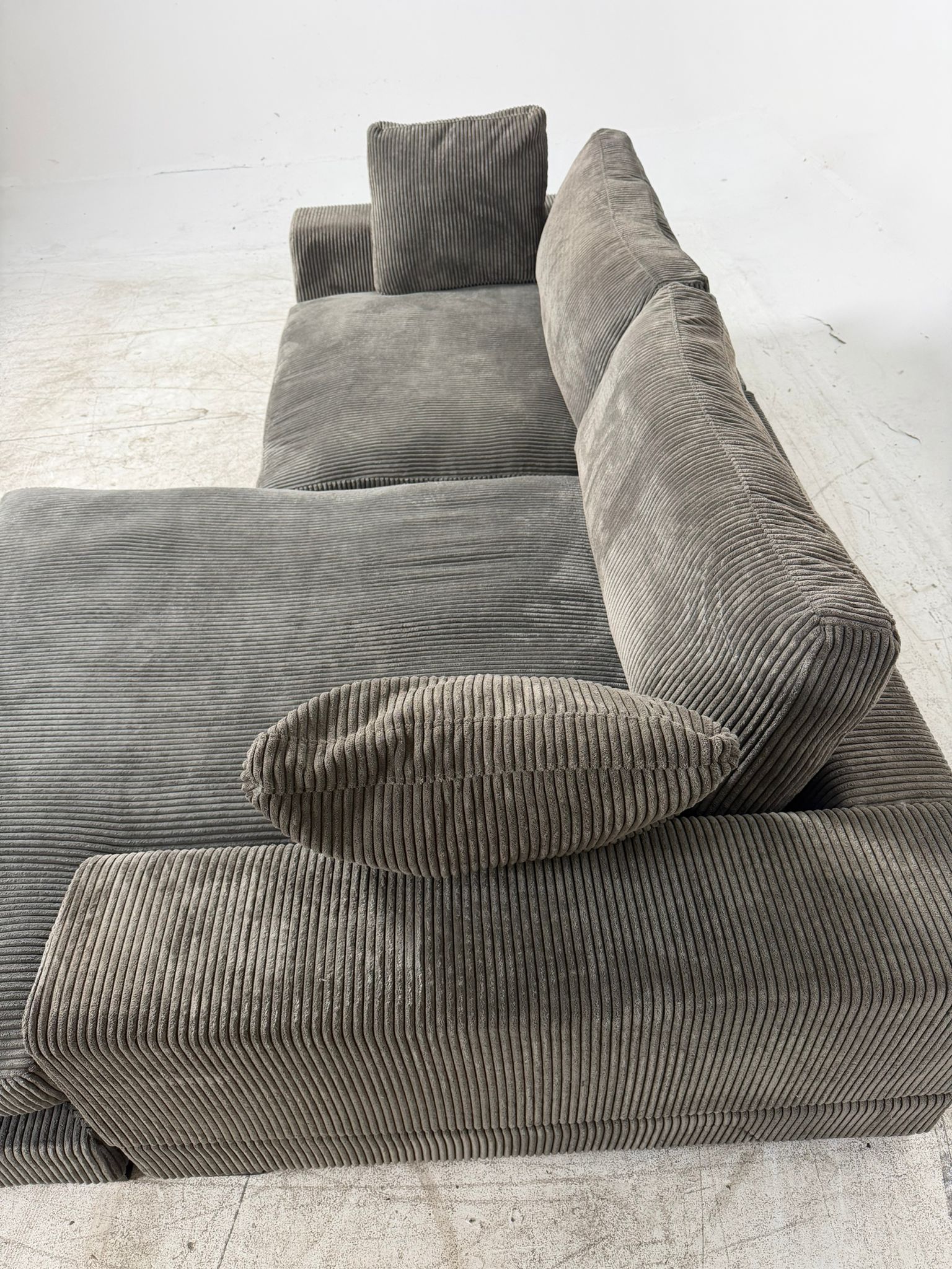 Moe's Plunge Sectional. Reversible L shaped sofa couch. Delivery available