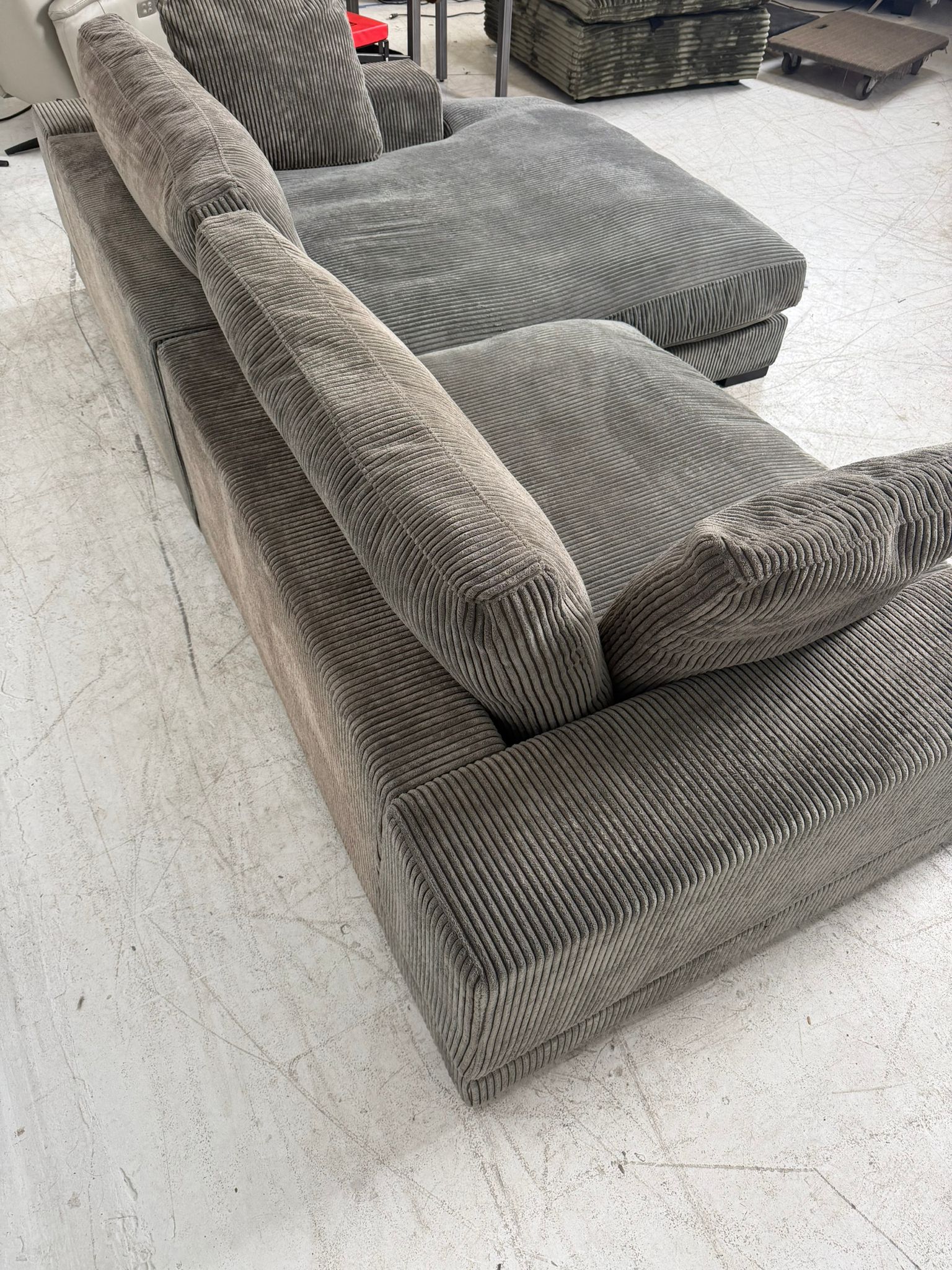 Moe's Plunge Sectional. Reversible L shaped sofa couch. Delivery available