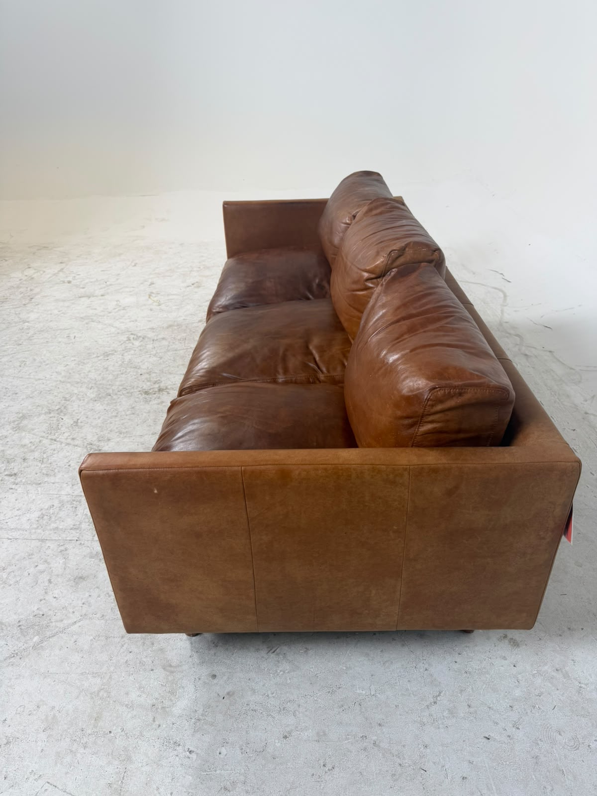 Article Nirvana Sofa. Distressed leather 3 seater couch. Delivery available