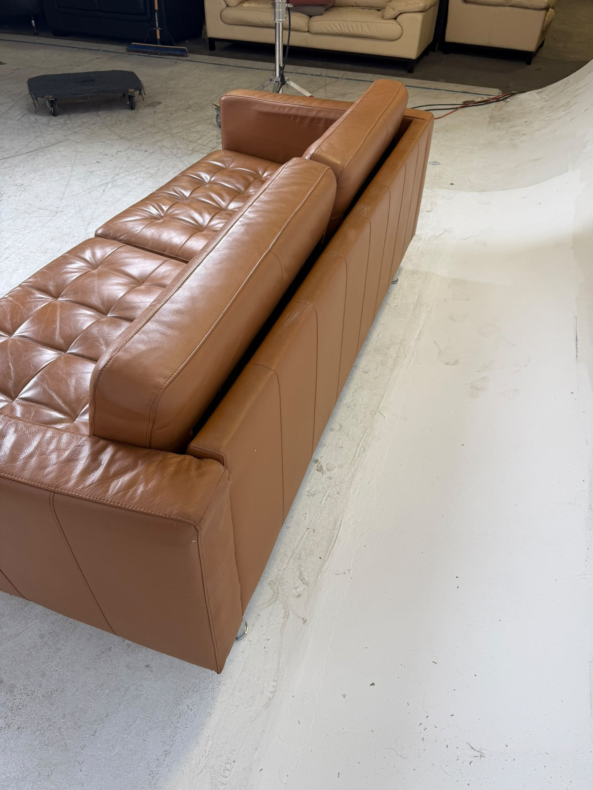 Ikea Morabo Sofa Set. 2  Cognac leather couches. Delivery available